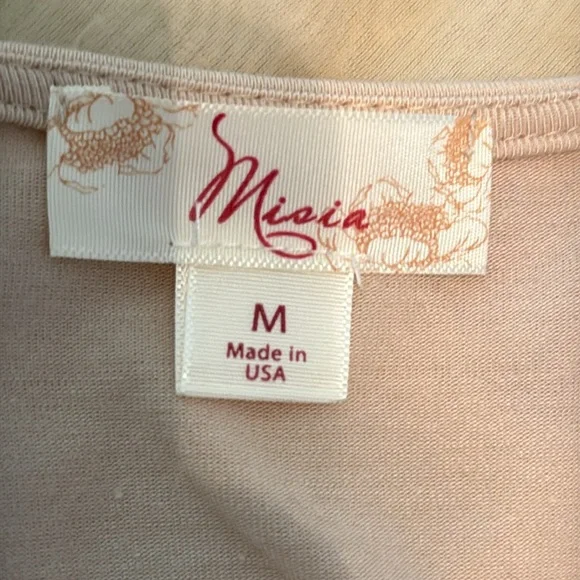 MISIA Side Tail 3/4 Sleeved Tunic Top Made in USA🇺🇸 - Picture 4 of 5